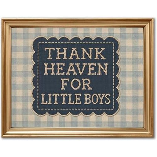 Baby Boy Canvas Nursery Wall Art Vintage Nursery Wall Decor 16"x12"Unframed