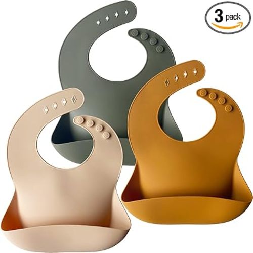 Moonkie Silicone Baby Bibs