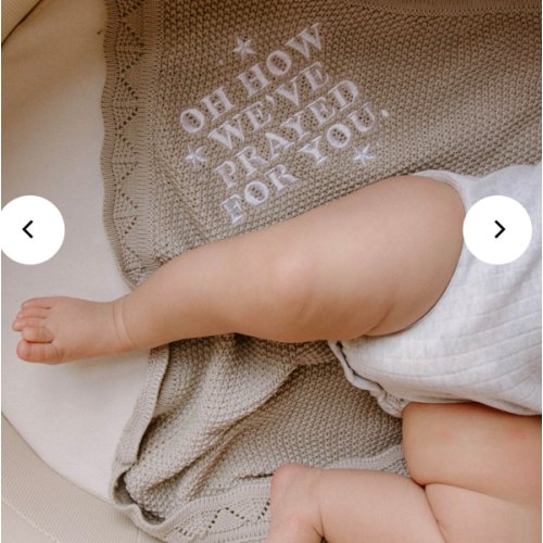 Oh How We've Prayed For You Knit Blanket – OUR HOUSE ABOVE