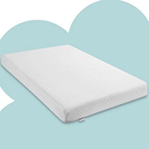 Hygge Hush Pack n Play Mattresses, Pack and Play Mattress Pad, Playard Mattress Memory Foam, Portable Toddlers Mattress Firmness Featuring Soft Removable Washable Outer Cover(38"x26")
