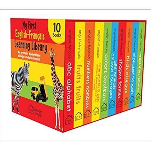 My First English-Français Learning Library (Ma première bibliothèque bilingue anglais-français) : Boxset of 10 English - French Board Books (French Edition)