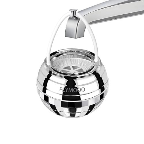 Bath Filter for Tub, Bathtub Faucet Water Filter with 8 Stages & 2,500 Gallons of Filtration to Reduce Contaminants for Softer, Smoother Skin (White)