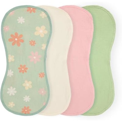 4-Pack Waterproof Changing Pad Liners-Fits Keekaroo Peanut Changer (Sage Green)