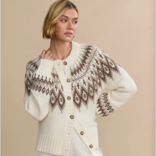 Thatcher Crewneck Cardigan | Jenni Kayne