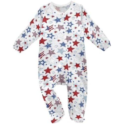 Dussdil Baby One-Piece Footies Newborn Rompers Pajamas Cotton Footed Pjs for Sleep Play Boys Girls
