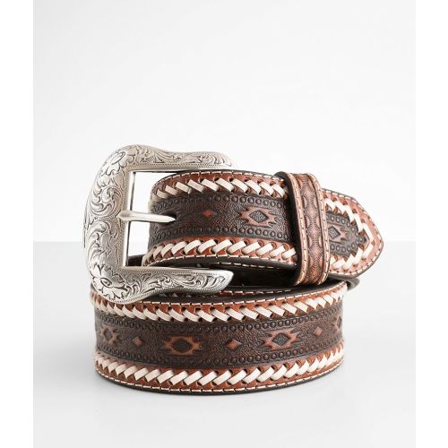 Tooled Leather Belt