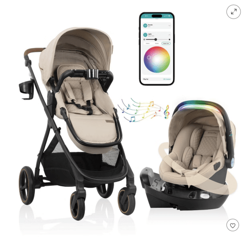Evenflo Shyft Intuiti+ Travel System featuring Revolve180 LiteMax NXT with SensorySoothe Green and Gentle - Evenflo® Official Site – Evenflo® Company, Inc