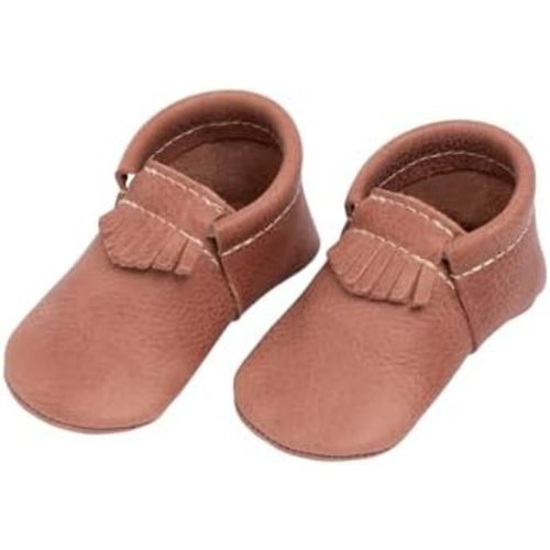 Freshly Picked First Pair City Leather Moccasins - Unisex Baby Shoes, Soft Sole, Crib Shoes