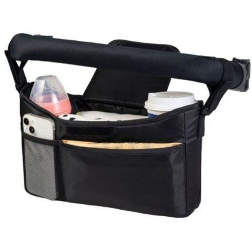 Tiny Twinkle Universal Baby Stroller Organizer Caddy, Black