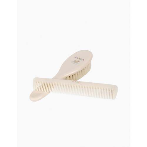Baby Hairbrush Set in Beige