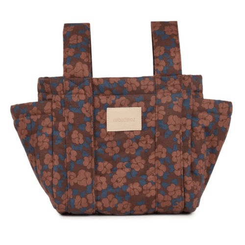 Stroller organizer Hyde Park Maroon Poppies | Brick red