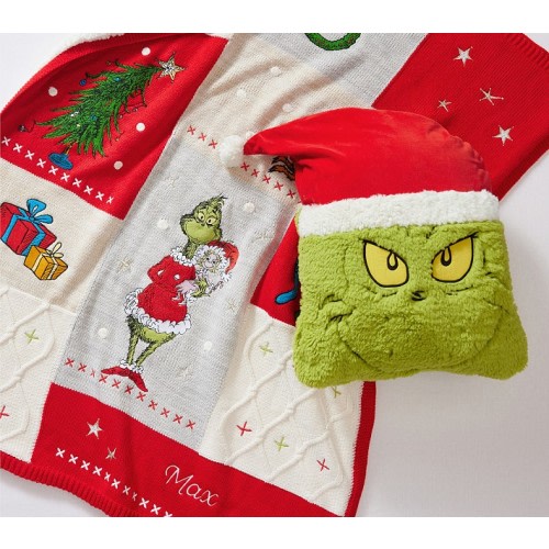 Dr. Seuss's The Grinch™ Heirloom Patchwork Kid Throw Blanket