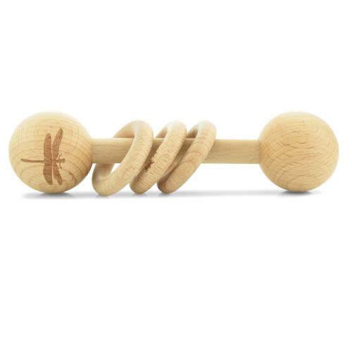 Classic Baby Rattle (Dragonfly) – Jam Naturals LLC