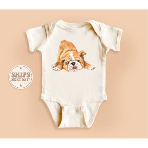 Baby Onesie Bulldog