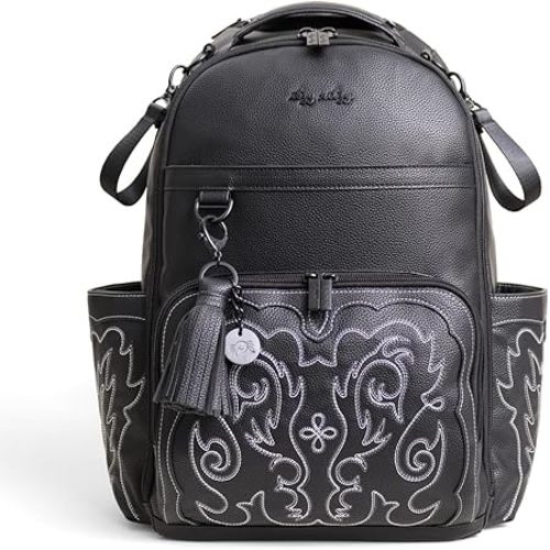 Itzy Ritzy Diaper Bag Backpack – Large Capacity Boss Plus Baby Backpack Diaper Bag Featuring 19 Pockets, Changing Pad, Stroller Clips, and Comfortable Straps (Outlaw)