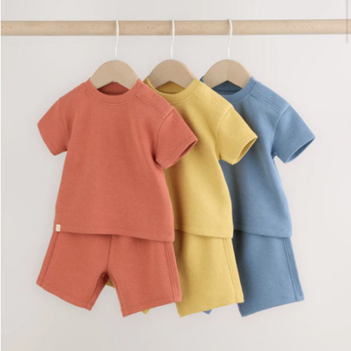 Buy Orange/Blue/Yellow Tops and Shorts 6 Piece Baby Set (0mths-2yrs) from Next USA
