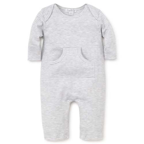 Gray Kissy Essentials Stripe Playsuit