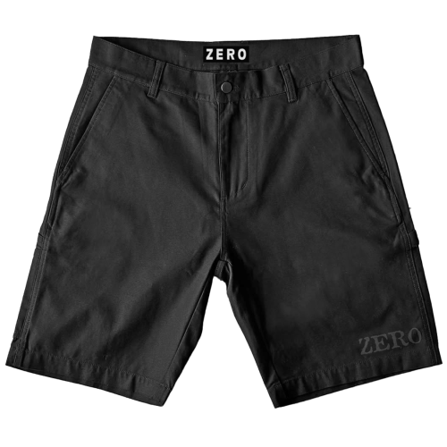 ZERO - ATTIC CANVAS UTILITY SHORT - BLACK