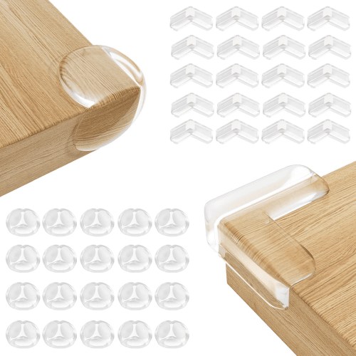 TAETOE 40 Pack Corner Protector Baby, Table Corner Protectors for Baby Guards Clear for Furniture Corner Protectors Proof Covers Baby Safety