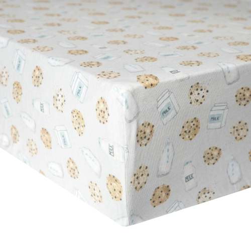 Premium Knit Fitted Crib Sheet - Chip