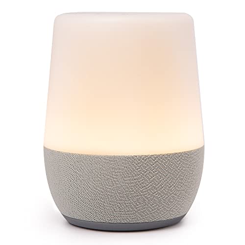 Yogasleep Duet White Noise Sound Machine & Night Light, 30 Natural Sounds,Bluetooth-Wireless Speaker for Travel,Office Privacy,Concentration,Sleep Aid for Adults & Baby, Registry & Nursery Gift,White