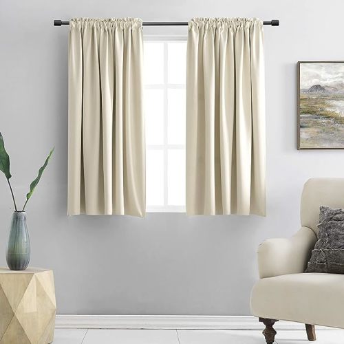 Cream Beige Curtains