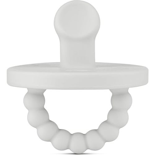 Ryan & Rose Cutie PAT Pacifier Teether (Slant, Grey)