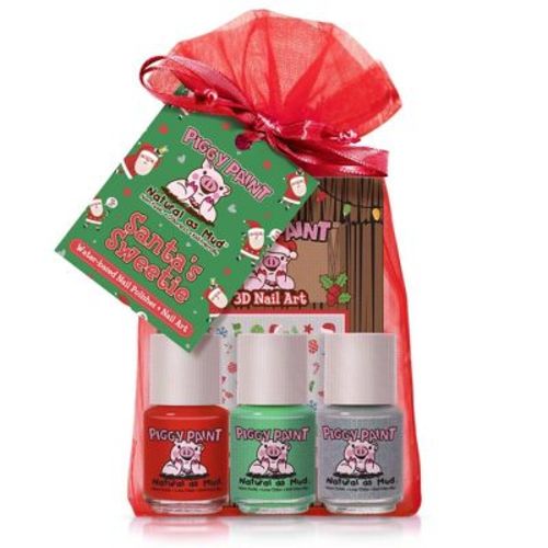 Piggy Paint Nail Polish Set - 3pk/0.25 fl oz each + 1 Nail Art
