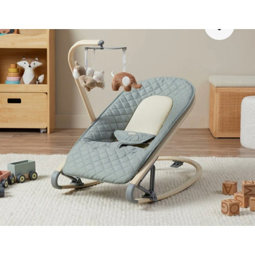 Raven Rocker Spring Green: Foldable Baby Chair | Mocka