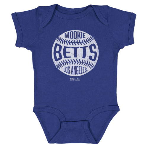 Infant 500 Level Mookie Betts Royal Vintage Baseball Bodysuit