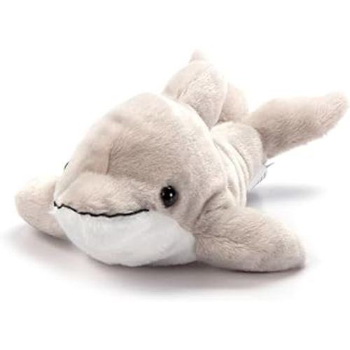 The Petting Zoo Dolphin Stuffed Animal Plushie, Gifts for Kids, Scoopz Sealife Animals, Grey Dolphin Plush Toy, 8 inches