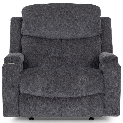 Moore Furniture Arlington Power Rocker Recliner in Seeley Storm