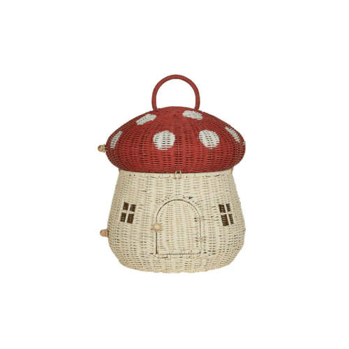 Olli Ella Mushroom Dollhouse - Red