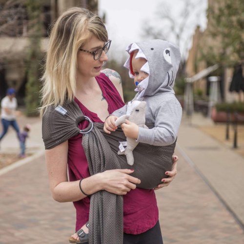 Baby Shark Water Ring Sling by Beachfront Baby