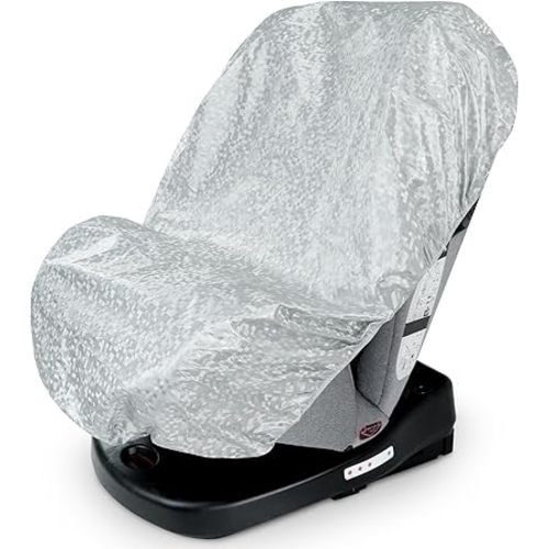 Baby Car Seat Sun Shade Cover - Keep Baby's Carseat Cooler Foldable PET Aluminium Cover for UV Protection, Dust