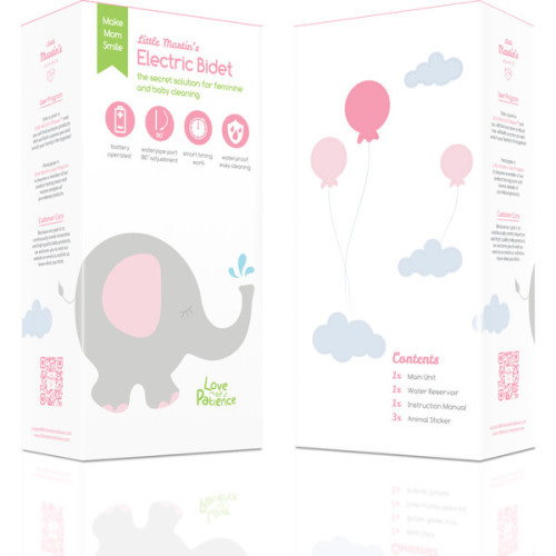 Portable Electric Travel Bidet: Pink - Little Martin's | Maisonette