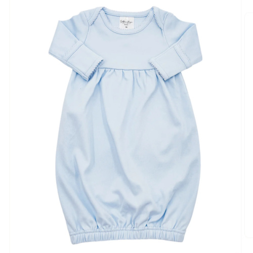 Gowns - Picot Trim – Southern Proper Blanks - Blue Gown