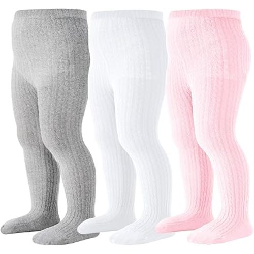 Mini angel Baby Tights Toddler Cable Knit Tights Cotton Warm Leggings Pantyhose Soft Stockings