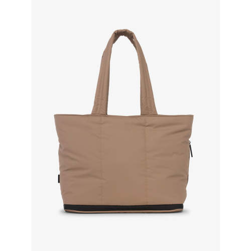 Luka Expandable Laptop Tote- chocolate