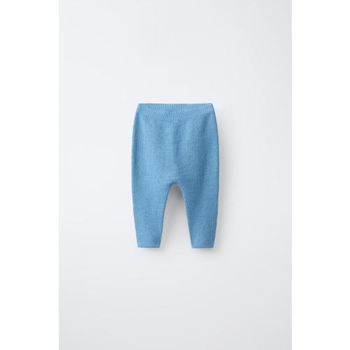 PEARL KNIT JOGGERS - Mid-blue | ZARA United States