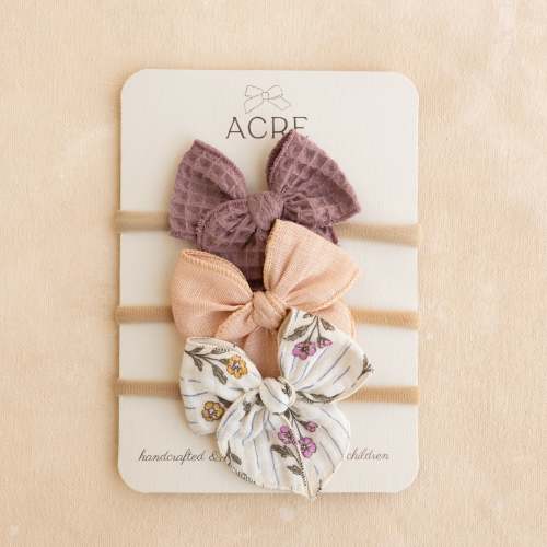 Tried & True Summer Bow Set • Wildflower