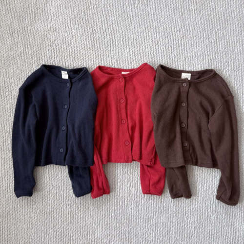Toddler Bella F25 Pointelle Cardigan (1-6y) - 3 Colors | AT NOON STORE