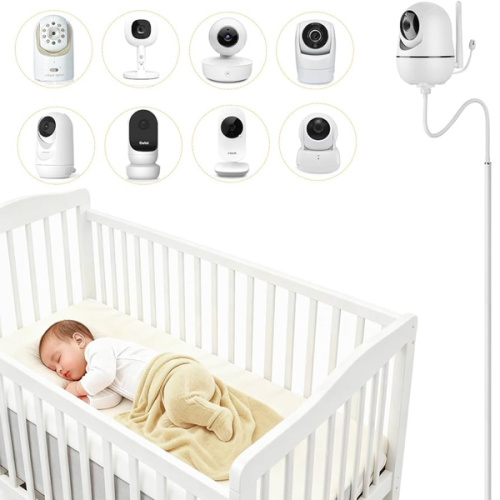 iTODOS Baby Monitor Floor Stand Holder Mount Compatible with Infant Optics DXR-8 Pro,Nanit Pro & Flex Stand,VTech VM819/VM901,HelloBaby HB6550/6560,Owlet,Momcozy,eufy,Motorola and 1/4 Threaded Camera