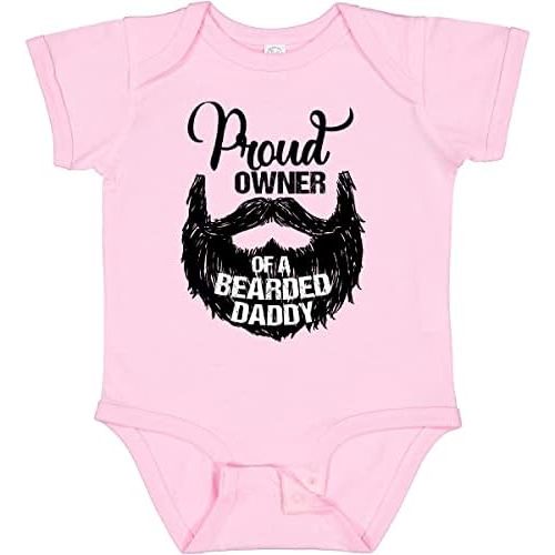 inktastic Proud Owner Of a Bearded Daddy Baby Bodysuit