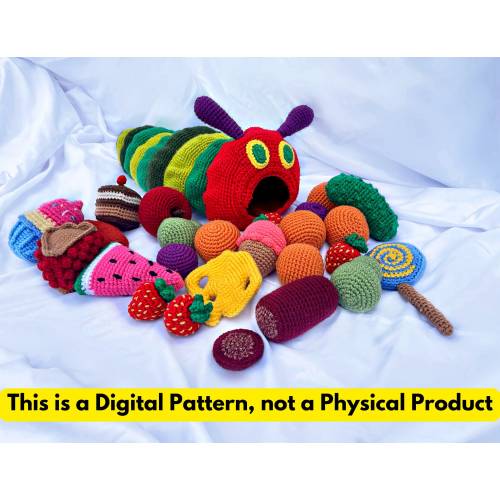 CROCHET PATTERN Very Hungry Caterpillar