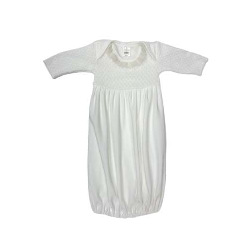 Paty LS Pima Gown w/Chiffon Trim – Puddleducks Grenada