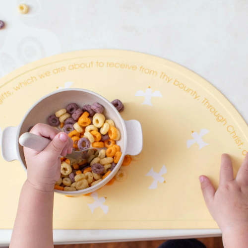 Yellow Holy Spirit Silicone Grace Placemat - Shining Light Dolls