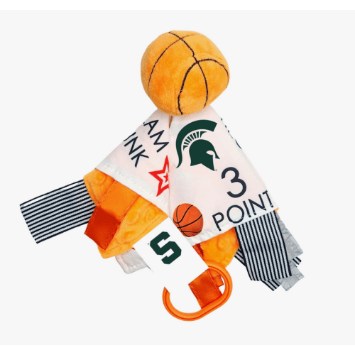 Michigan State Spartans Basketball Tag Stroller Lovey
