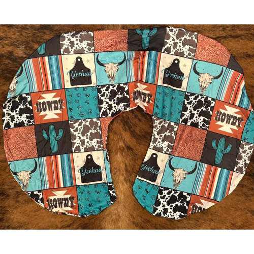 Howdy baby boppy pillow cover