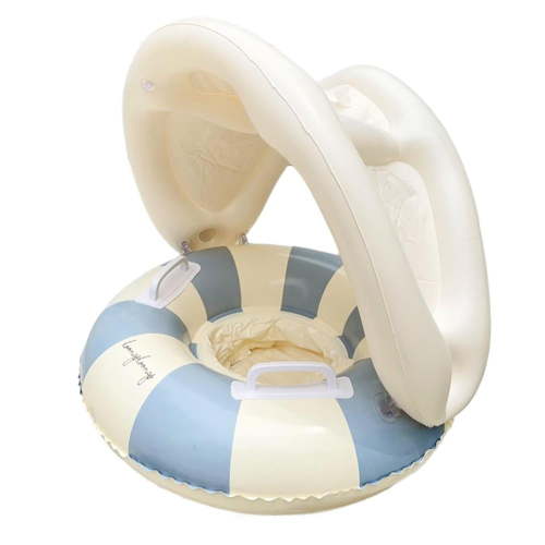 Pool Float Baby Swim #Ring# Inflatable Swimming Seat #Ring# with Sun Canopy V9V9
